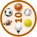 You've earned a badge for reading 10 "Sports" news articles. Read 10 "Sports" News Articles